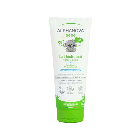 Leche Corporal Hidratante Ecológica Piel normal y sensible Alphanova 200 ml