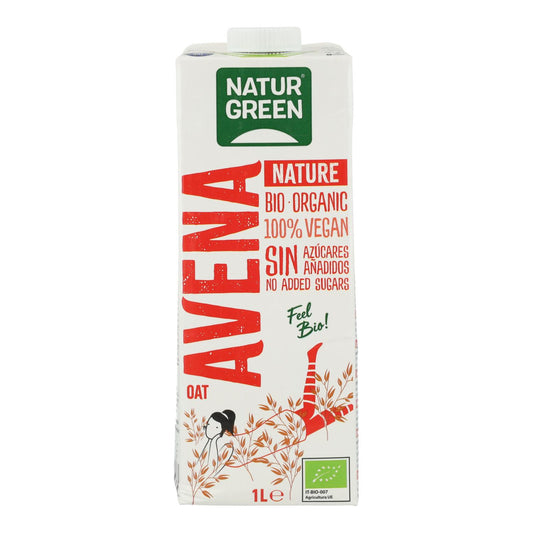 Bebida de Avena Sin azúcar NaturGreen 1 L