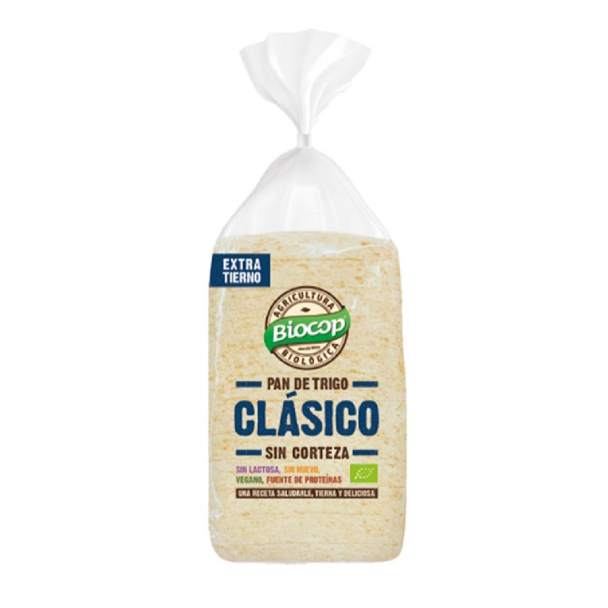 Pan de Molde Clásico Sin Corteza BIO Biocop 300 g