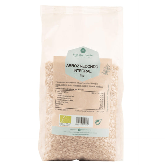 Arroz redondo integral ECO Planeta Huerto 1 kg