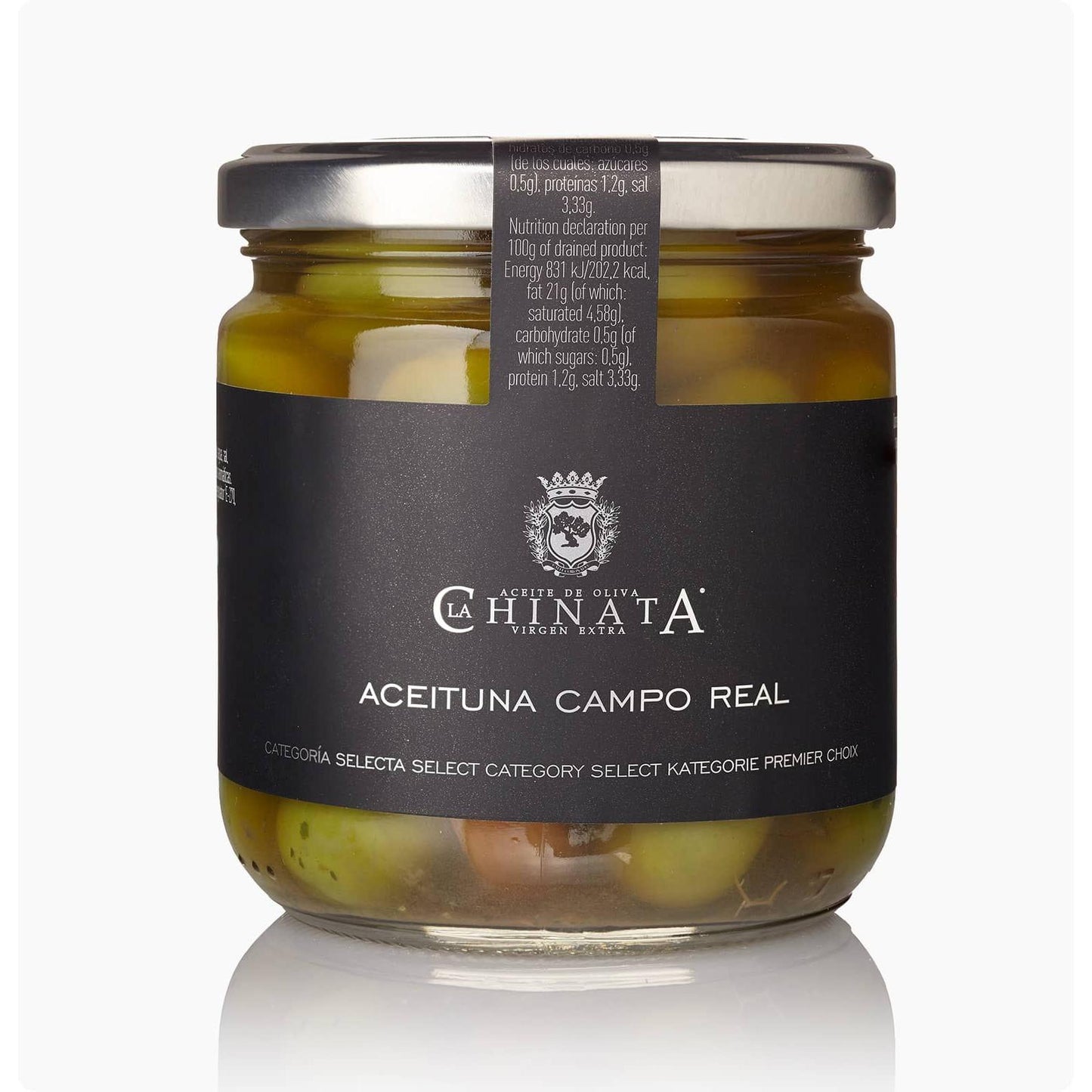 Aceituna Campo Real La Chinata 350 gr