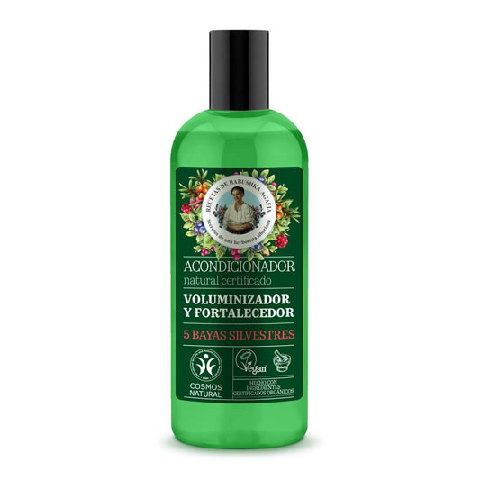 Acondicionador capilar natural certificado voluminizador y fortalecedor Agafia Natura Siberica 260 ml