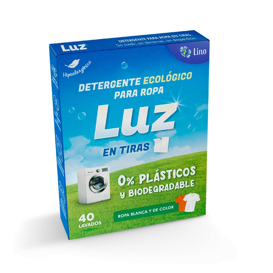 Detergente Ecológico para Ropa en Tiras Luz 40 lavados