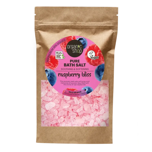Sales de baño puras raspberry bliss Organic Shop 500 g