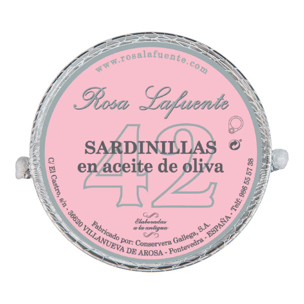 Sardinillas en aceite de oliva 42 piezas Rosa Lafuente 84 g