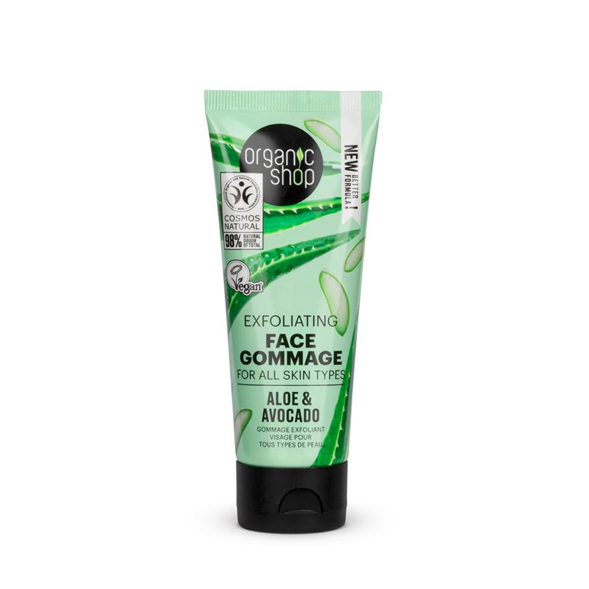 Exfoliante facial Gommage Organic Shop 75ml