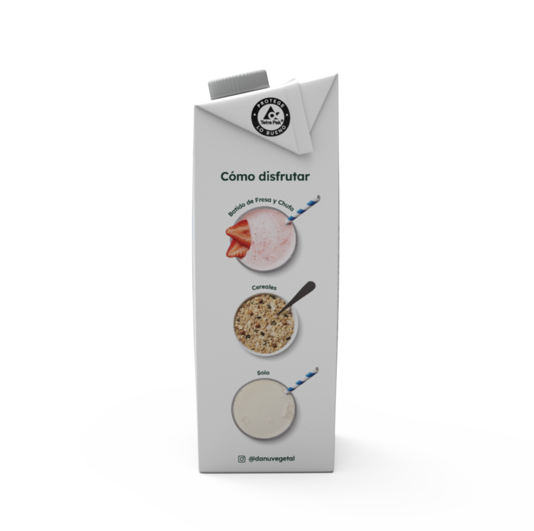 Bebida de Chufa sin azúcar añadido Danu 1 Litro