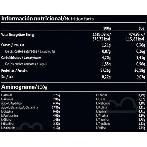 Paleobull Valquiria Aislado de proteína de leche sabor Vainilla