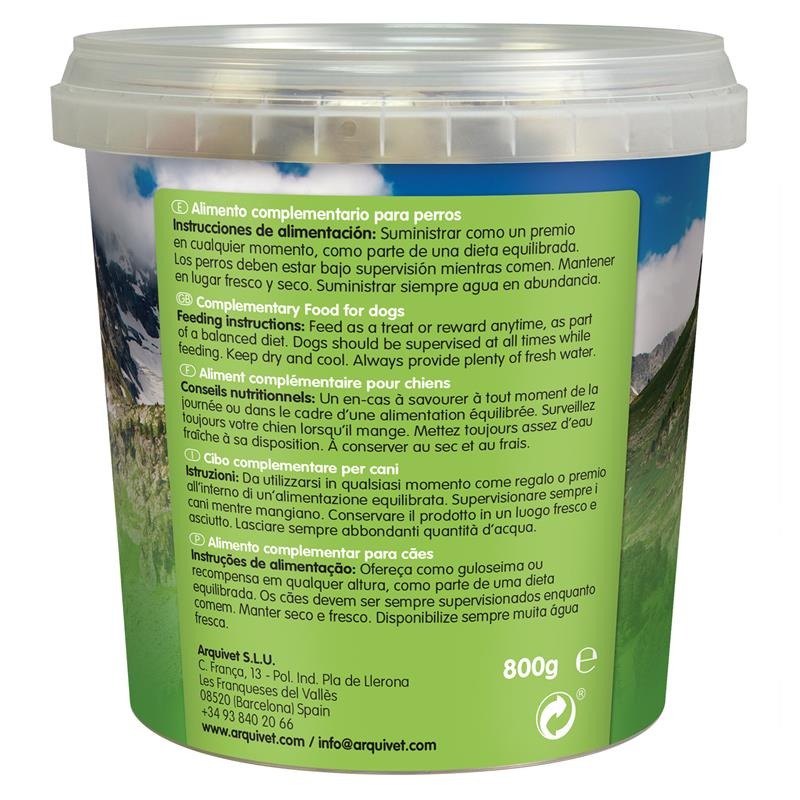 Arquivet Soft Snacks Corazones mix 800 g Snack natural para perros