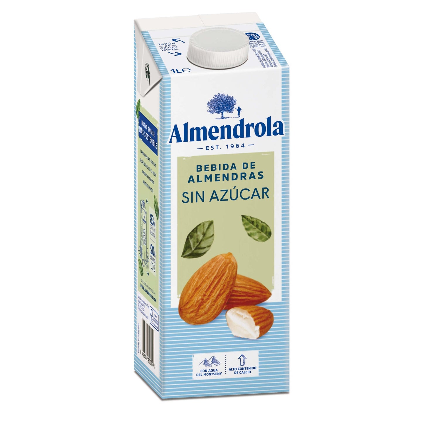 Pack 6 uds Bebida Almendra Sin Azúcares Almendrola 1 L