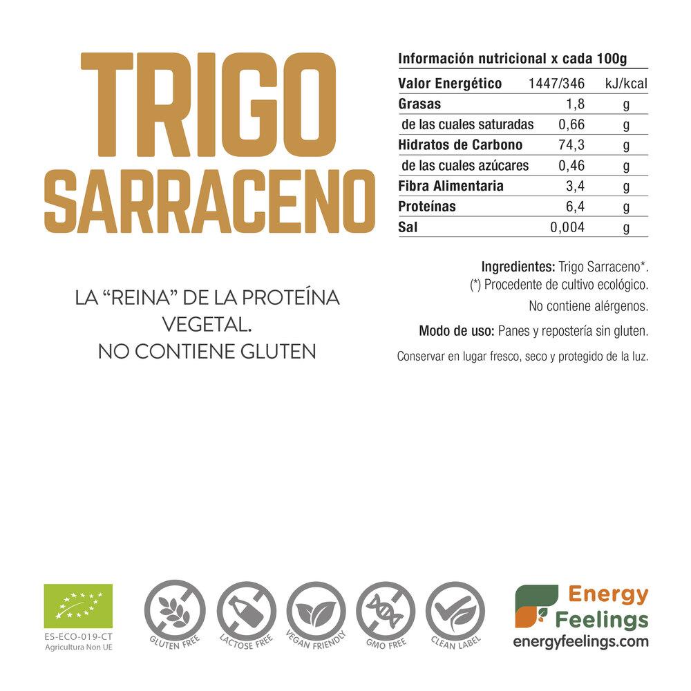 Harina de Trigo Sarraceno Bio Energy Feelings