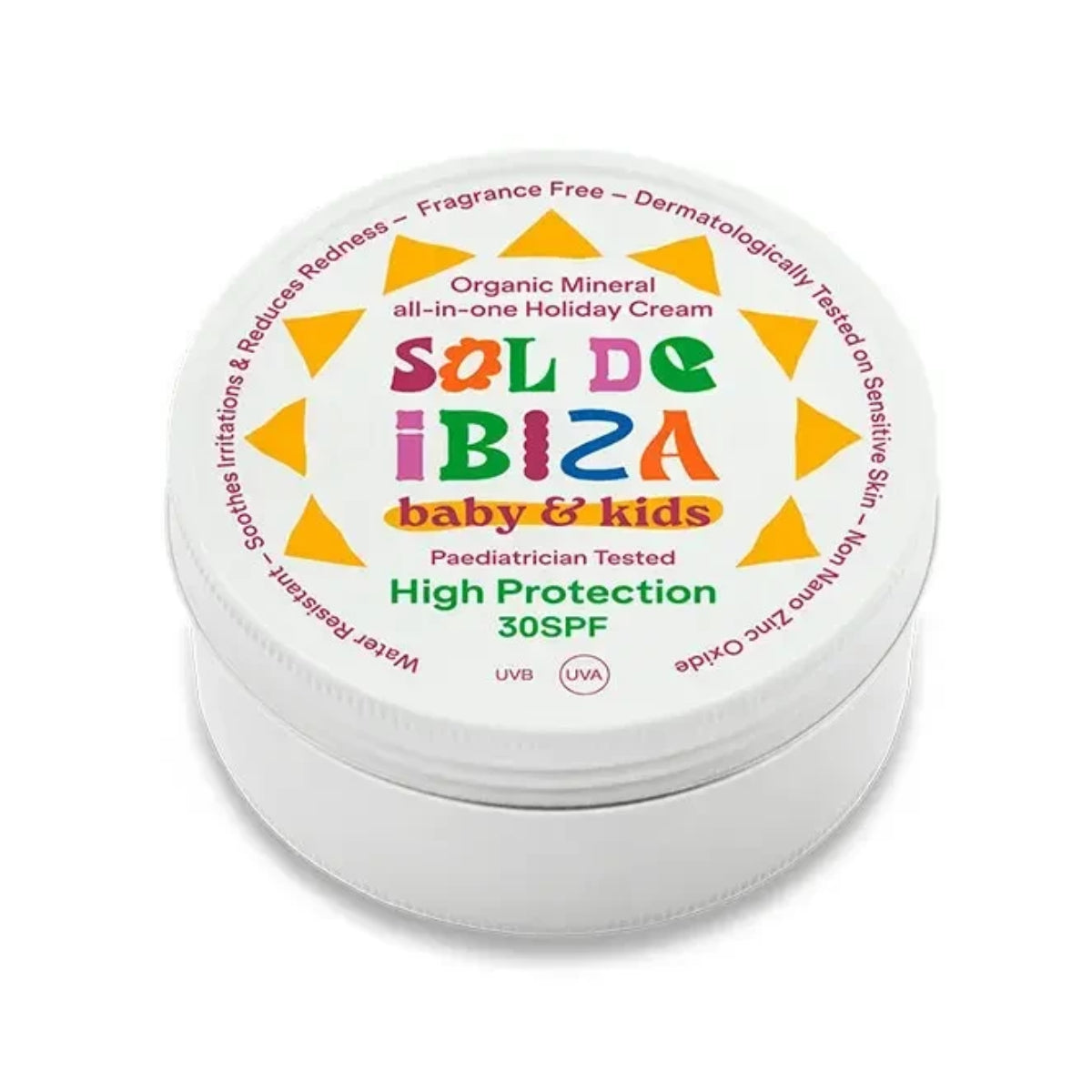 Crema Solar All in one-Bebés 0 meses SPF30 Sol de Ibiza BIO 100 g