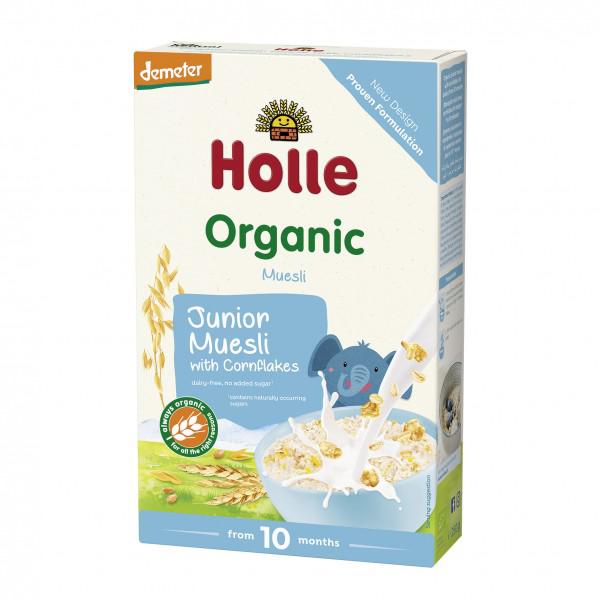 Papilla de muesli multicereales con maíz +10M Holle, 250 g