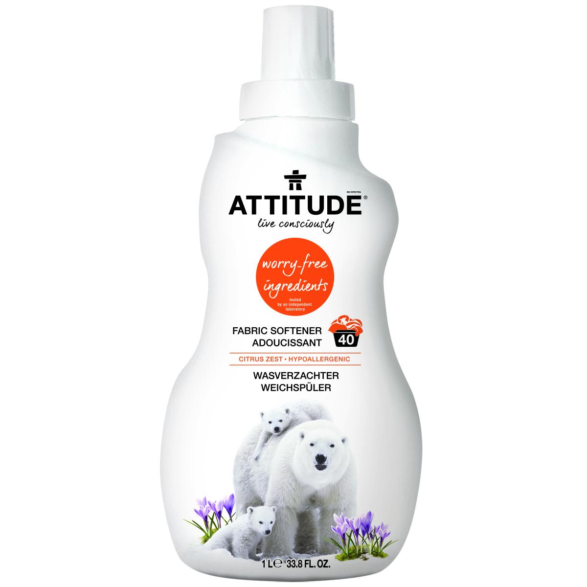 Suavizante líquido lavadora Cítrico Attitude 40 lavados