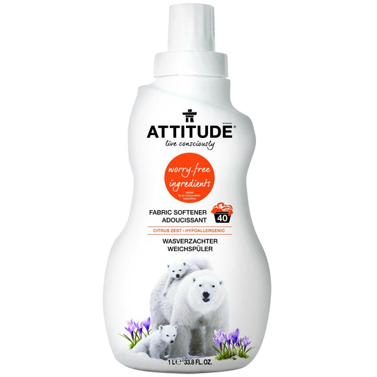 Suavizante líquido lavadora Cítrico Attitude 40 lavados
