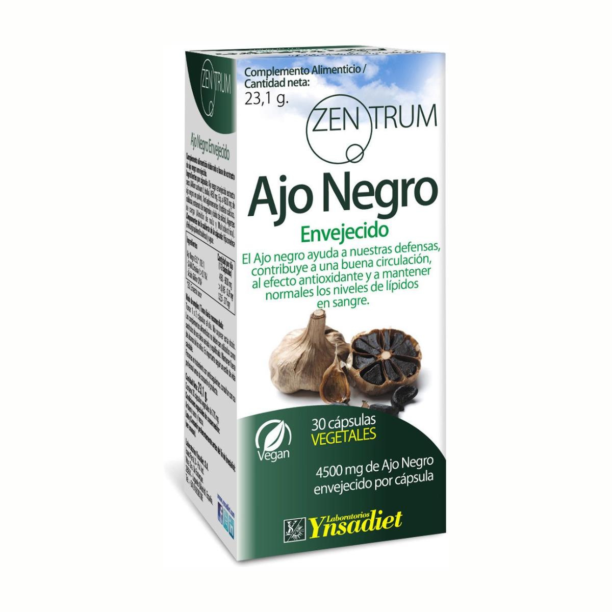 Ajo negro espino blanco olivo Ynsadiet 30 cápsulas