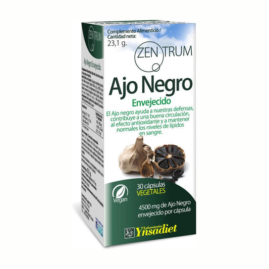 Ajo negro espino blanco olivo Ynsadiet 30 cápsulas