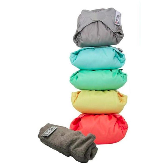Pack 5 Pañales de Tela de Bambú Pastel Close Parent