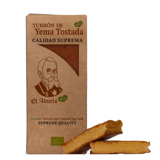 Turrón de Yema Tostada BIO El Abuelo, 200 g