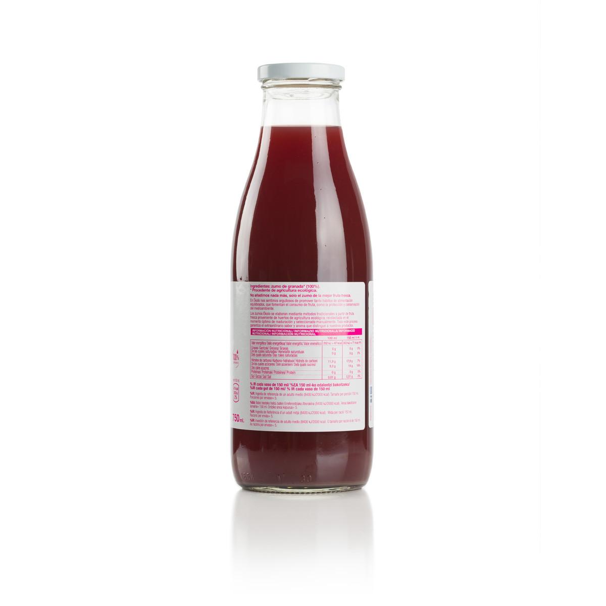 Zumo de Granada Bio 100% exprimido ékolo 750 ml
