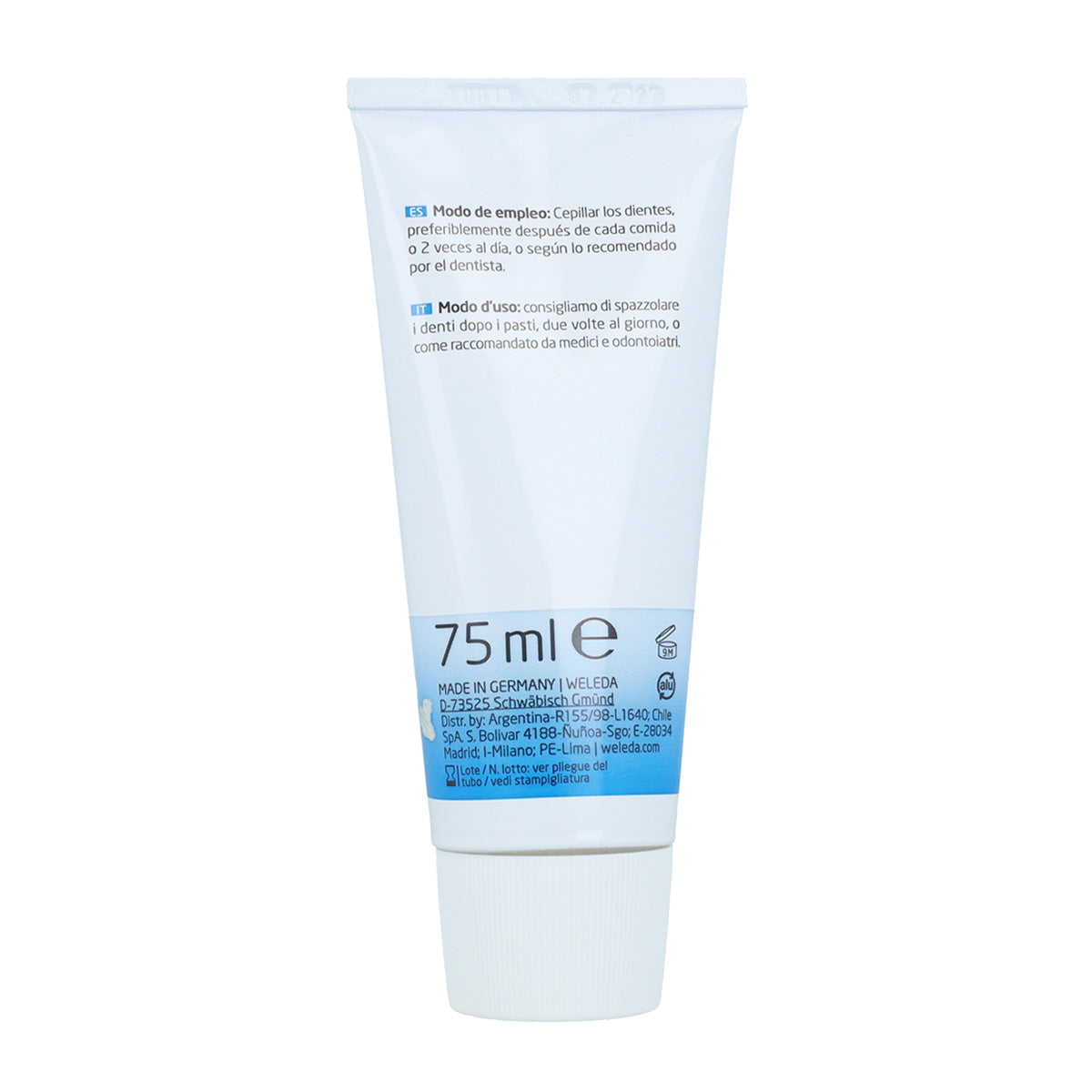 Pasta dentífrica salina Weleda 75 ml