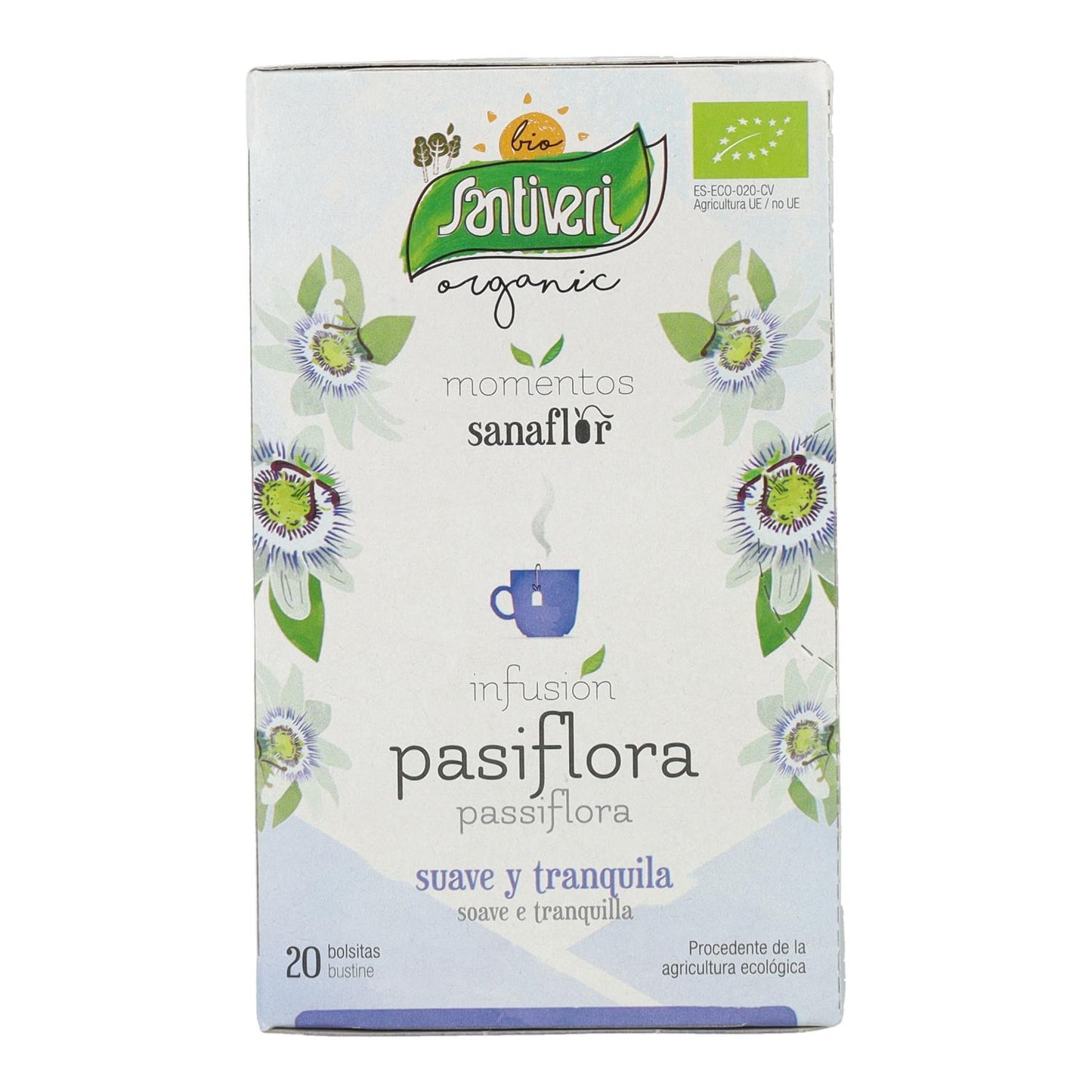 Pasiflora Bio 20 Filtros Santiveri