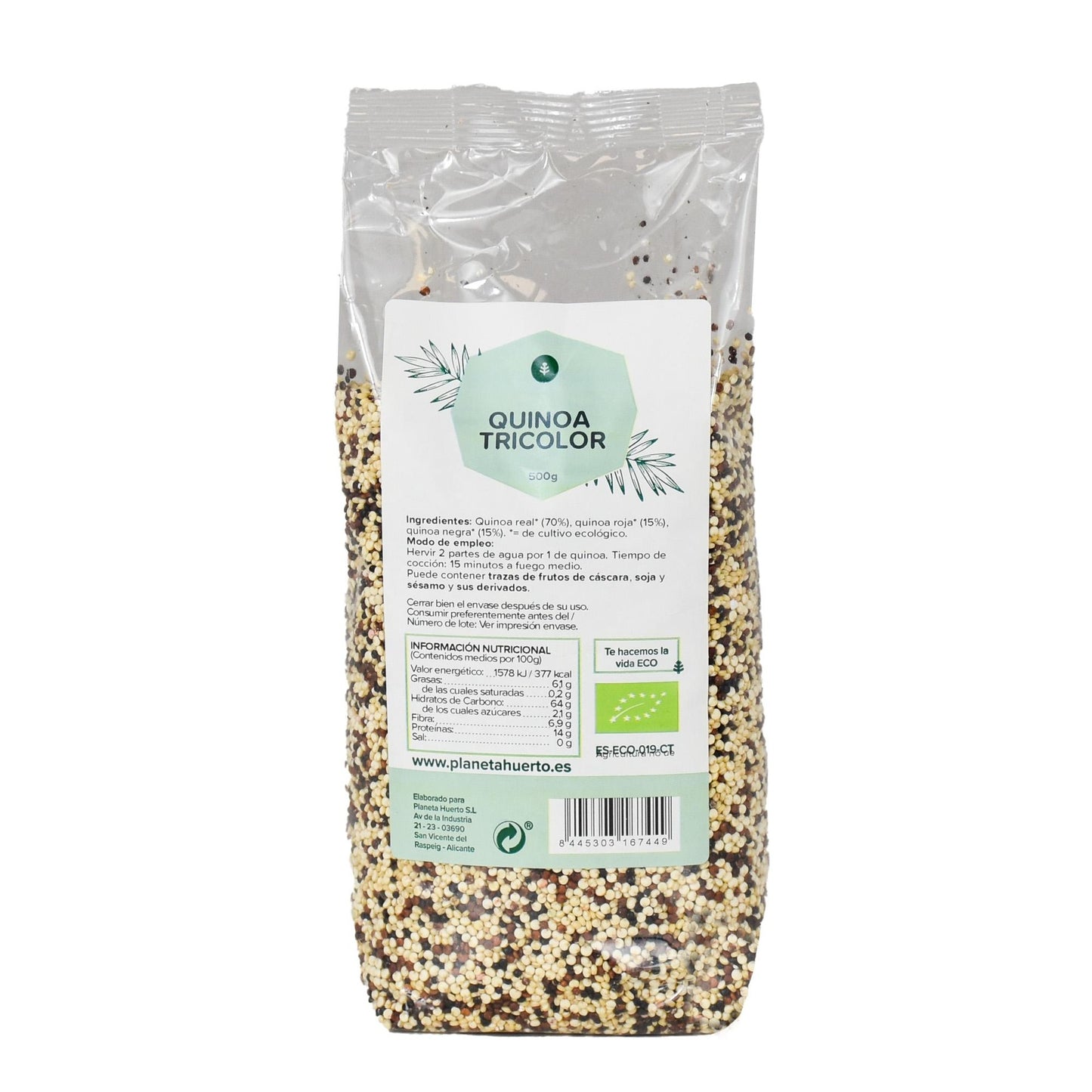 Quinoa tricolor ECO Planeta Huerto 500 g