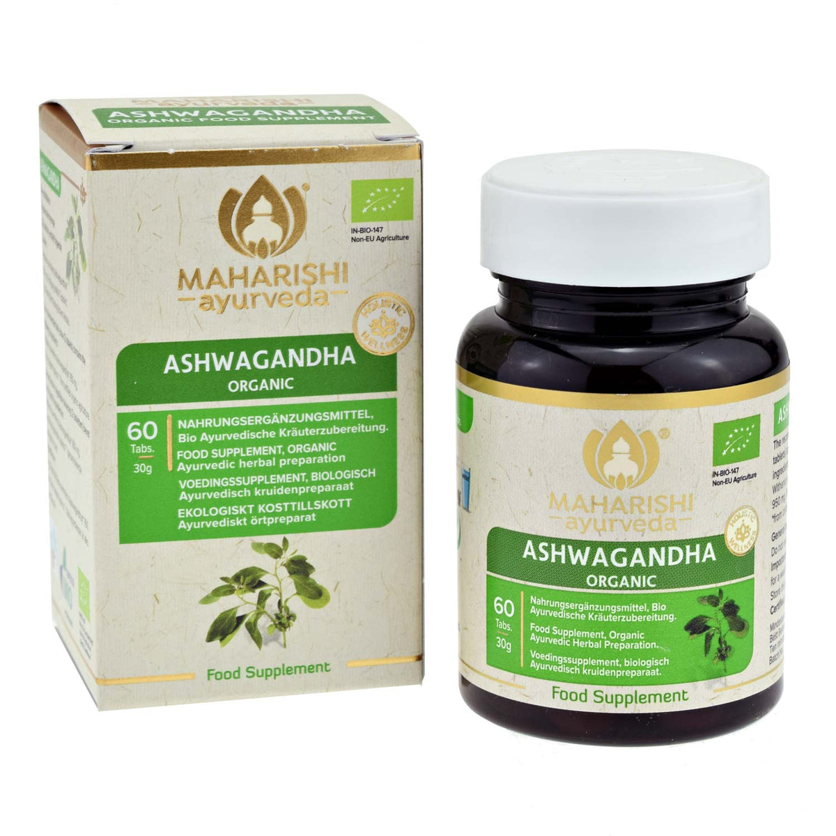 Ashwagandha Organic Maharishi Ayurveda 60 comprimidos