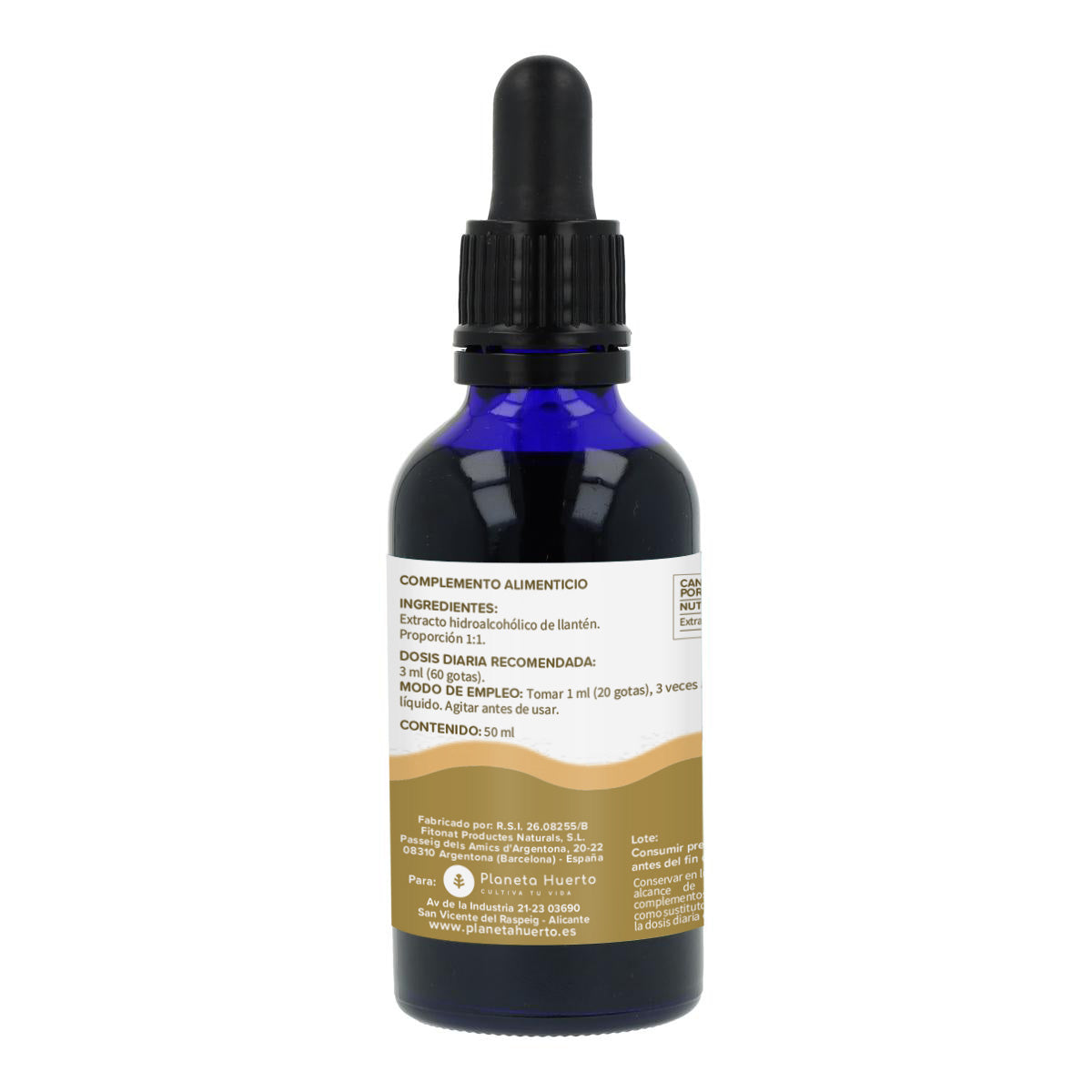 Extracto de Llanten Planeta Huerto 50 Ml.