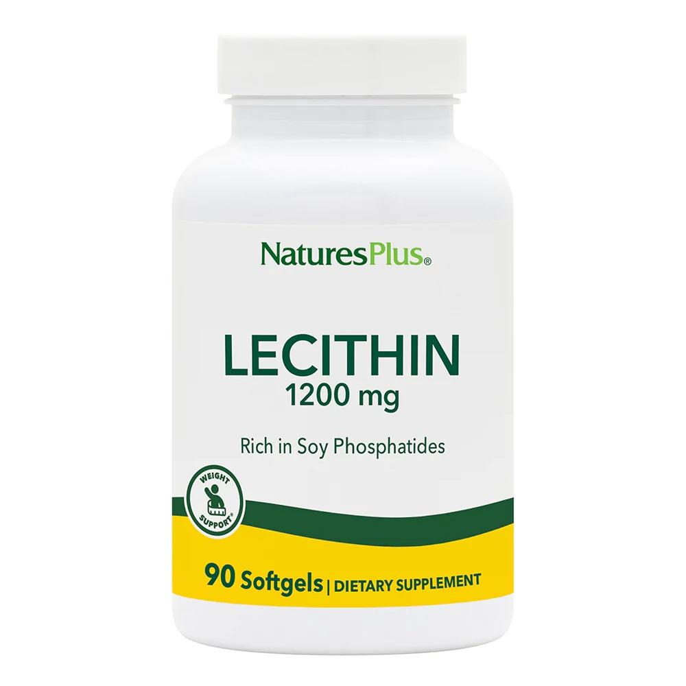 Lecitina de Soja 1200 mg Nature's Plus 90 perlas