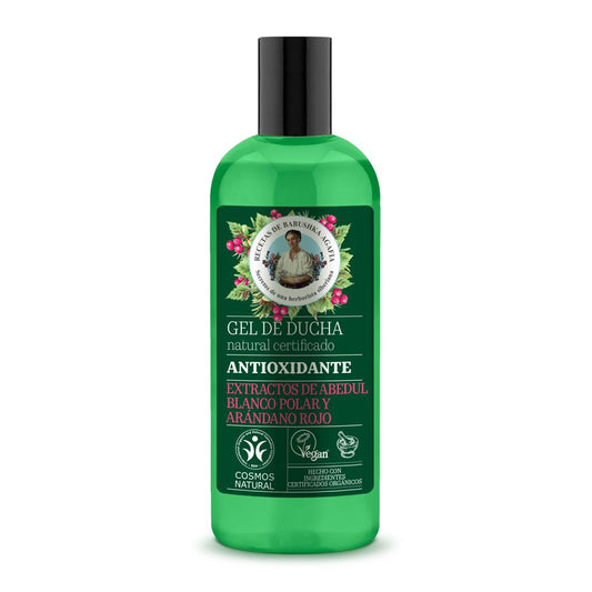 Gel de ducha natural certificado Antioxidante Agafia Natura Siberica 260 ml