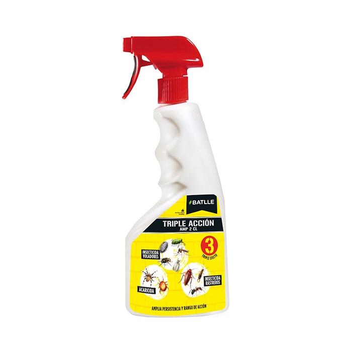 Insecticida acaricida Triple Acción listo uso 750 ml Batlle