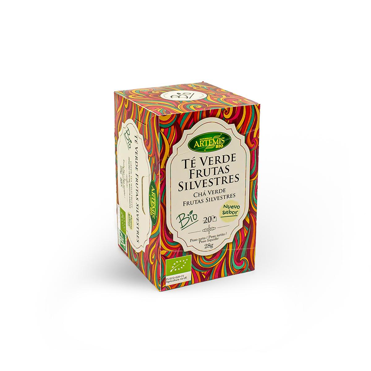 Té Verdes Frutas Silvestre Artemis, 20 filtros