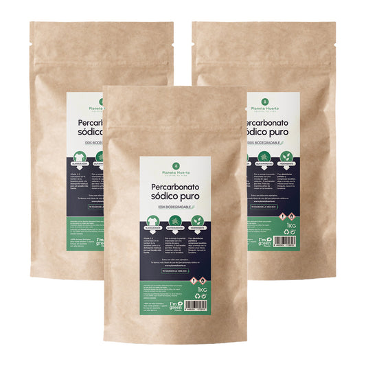 Pack 3x Percarbonato Sódico Planeta huerto 1 Kg