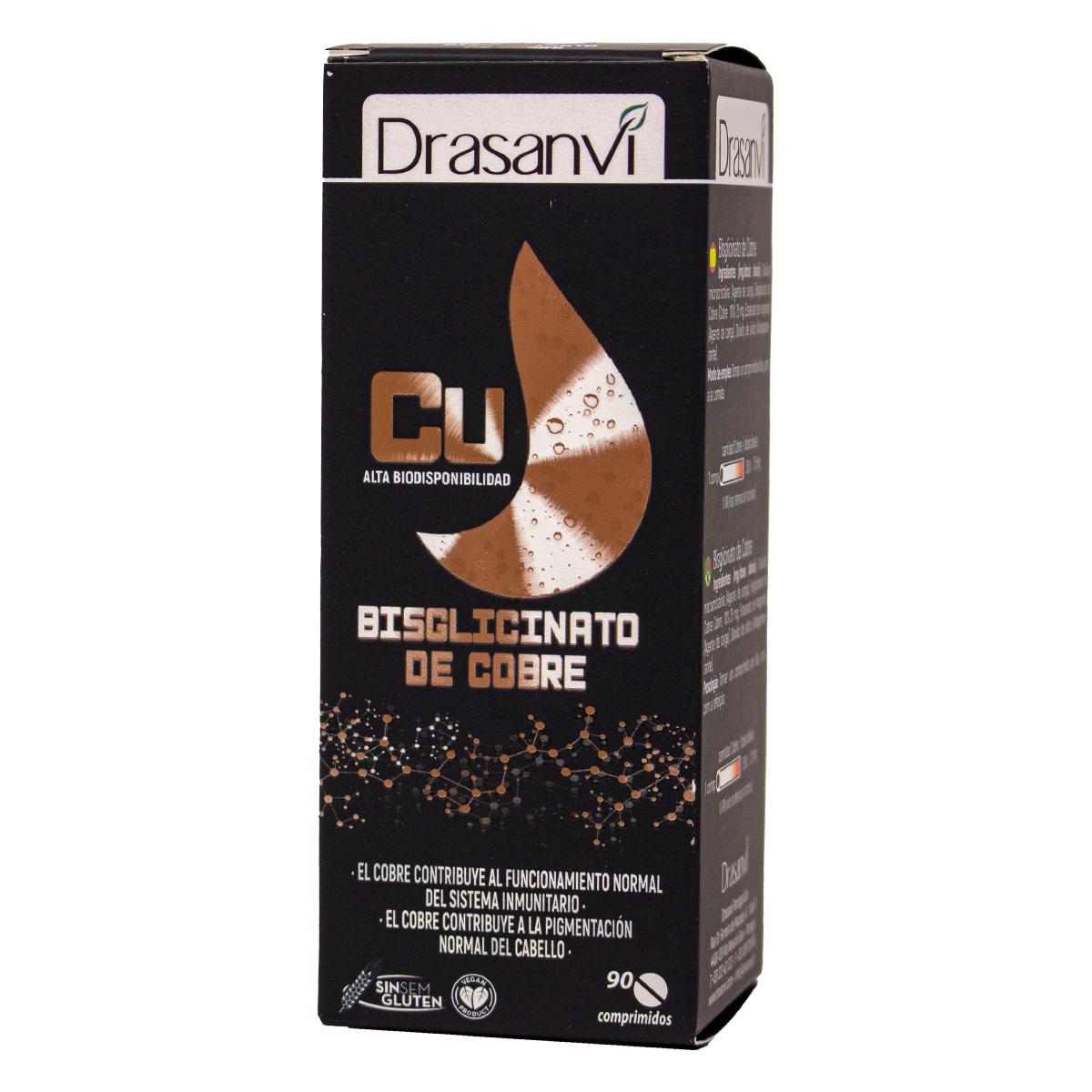 Mineral Bisglicinato Cobre Drasanvi 90 Comp