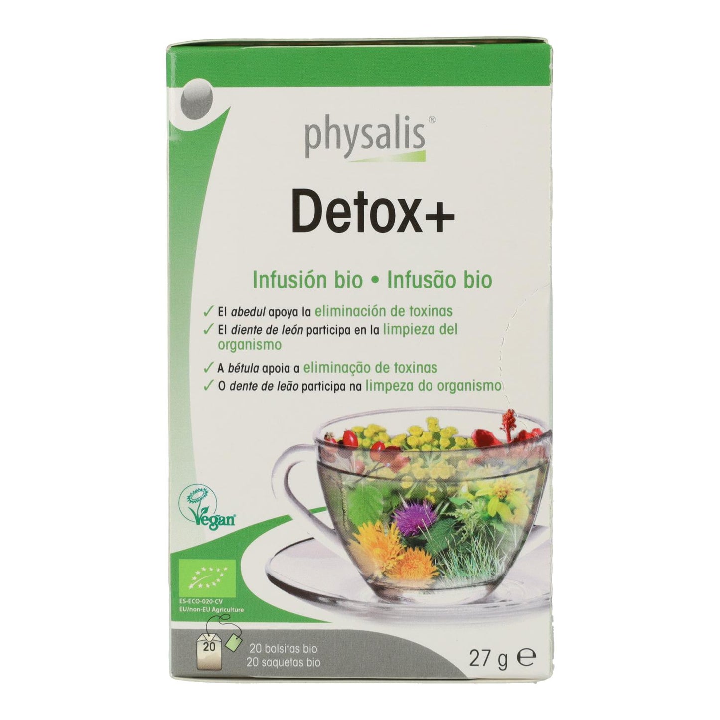 Infusión Detox+ Physalis 20 bolsitas