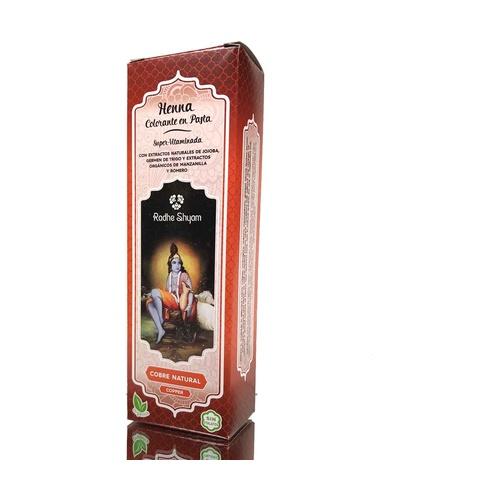 Tinte Henna pasta cobre natural Radhe Shyam 200 ml