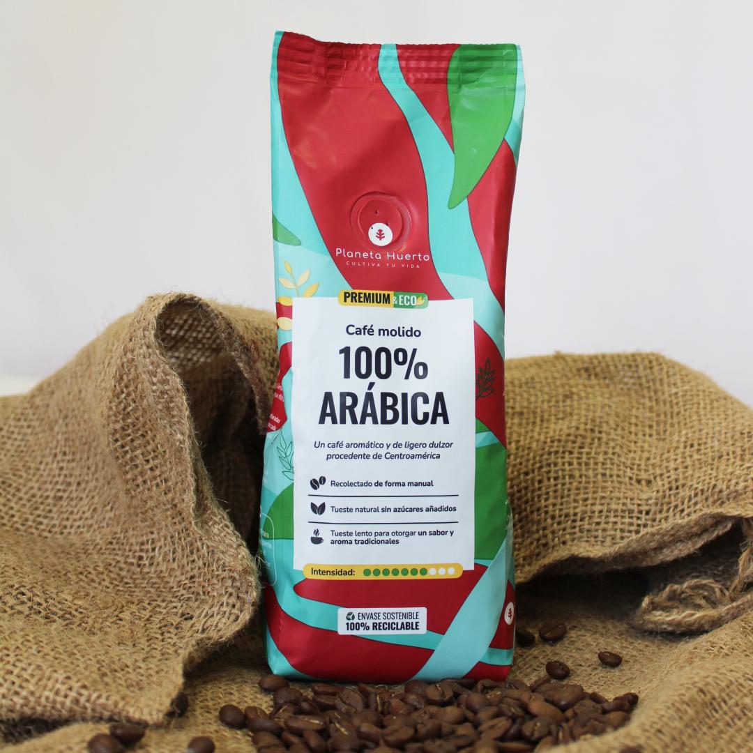 Pack 4x Café molido Eco 100% Arábica Planeta Huerto 250 g