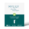 Compresas de noche, 100% algodón ecológico MYLILY, 10 ud