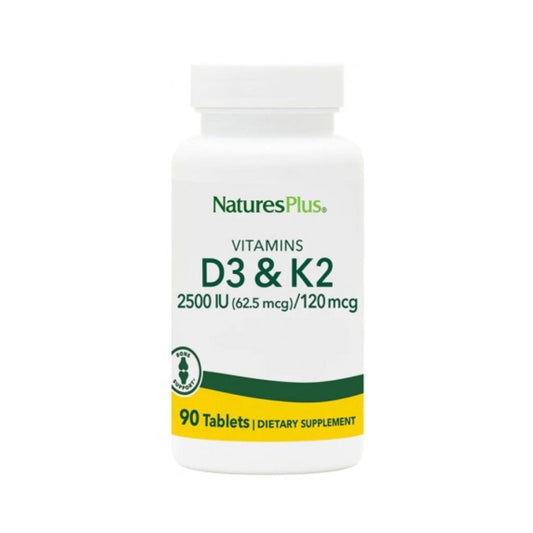 Vitamina D3 / K2 Nature's Plus 90 cápsulas