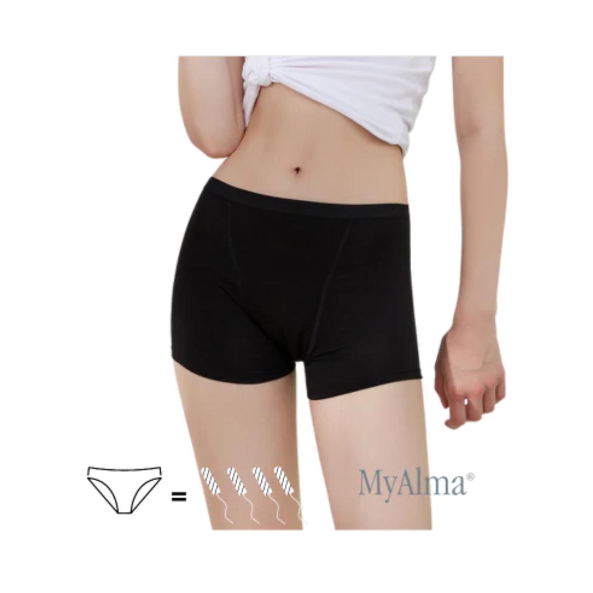 Culote menstrual color negro talla M My Alma