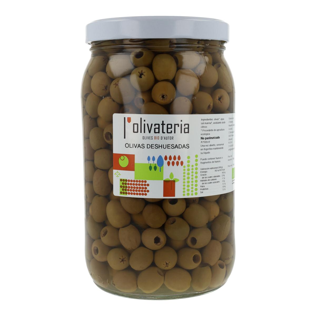 Aceitunas Deshuesadas Olivateria 1,1Kg Bio (Granel)
