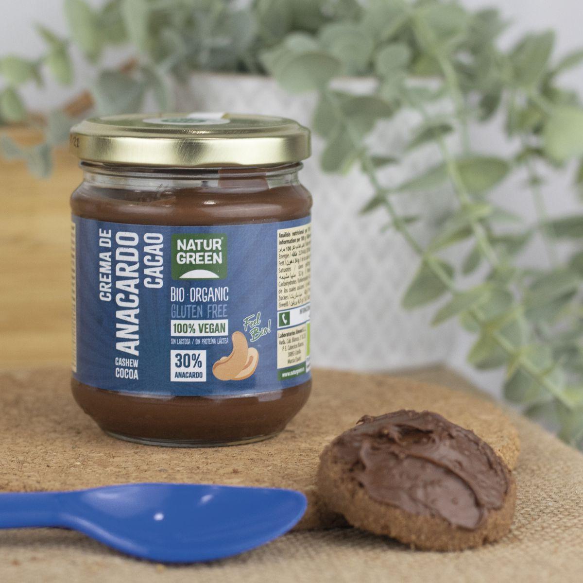 Crema de Anacardos con Cacao Bio NaturGreen 250g