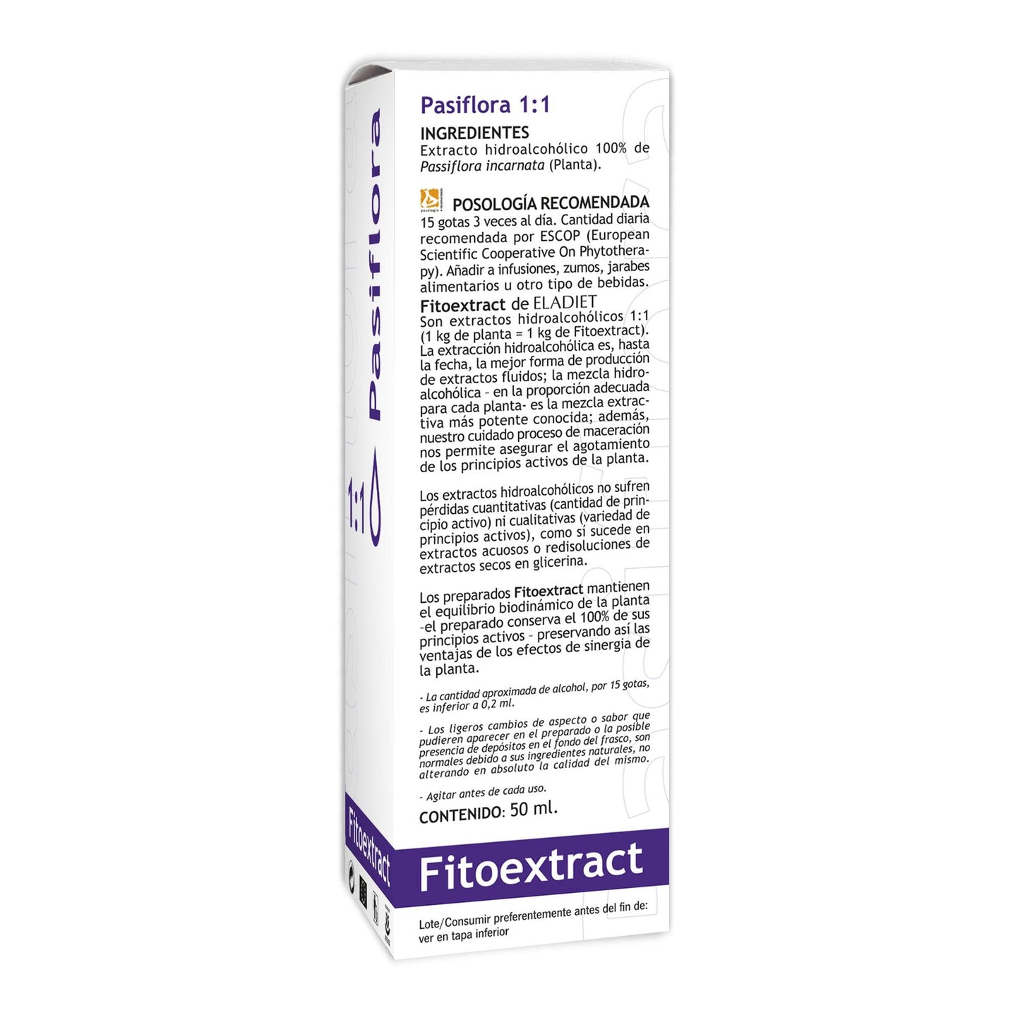 Fitoextract Pasiflora, 50 ml. Eladiet