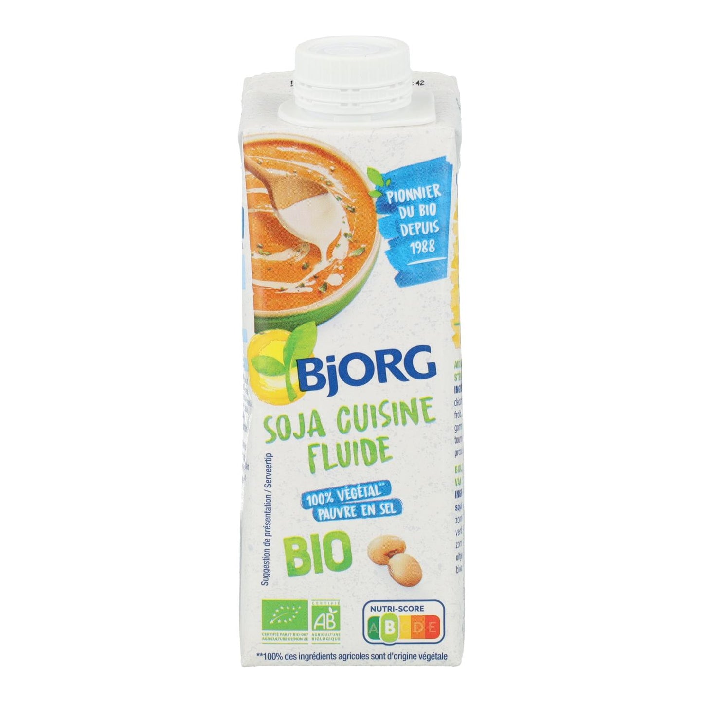Crema de Soja para Cocinar Bjorg 250 ml