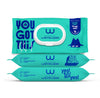 Toallitas para bebés Desechables WC Menta Wannawipes 48uds