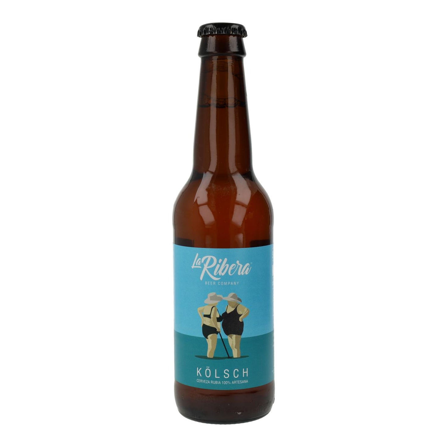 Cerveza Artesana La Ribera Rubia Sin Gluten 330 Ml