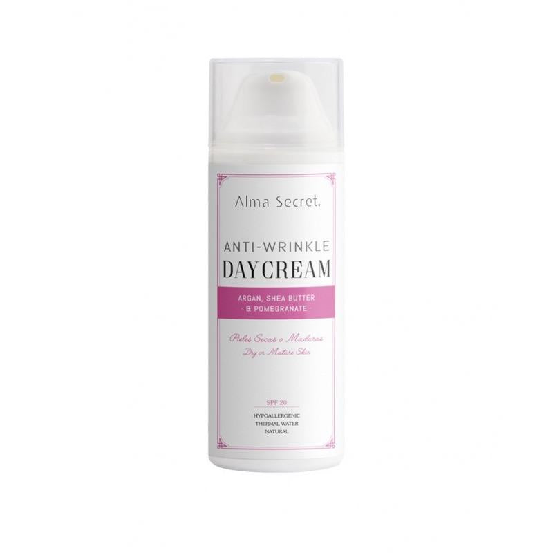 Crema de Día Antiarrugas con Argán, Karité & Granada Spf 20 Alma Secret 50 ml