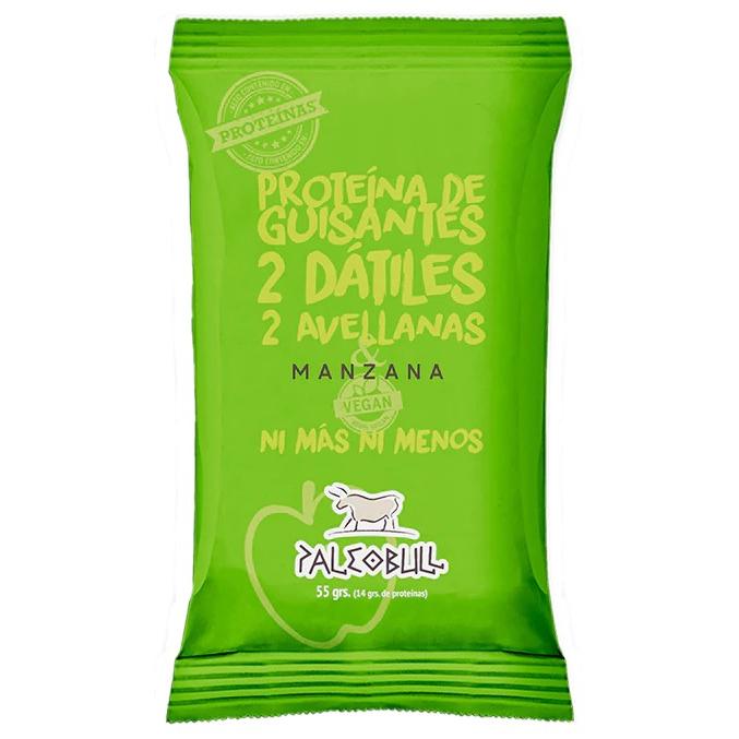 Barrita energética manzana, dátiles y avellana Paleobull 55 g