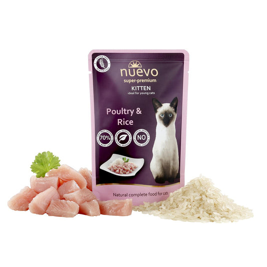 Nuevo Sobre Gato junior Ave y Arroz 85 g